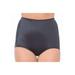 Plus Size Women's Panty Brief Light Shaping by Rago in Black (Size 7X)