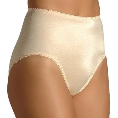 Plus Size Women's Light Shaping High Leg Panty Brief by Rago in Beige (Size M)