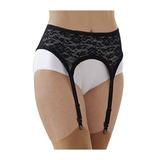 Plus Size Women's Garter Belt by Rago in Black (Size 32)