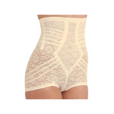 Plus Size Women's No Top Roll High Waist Lacette Brief by Rago in Beige (Size 7X)