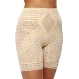 Plus Size Women's Lacette Capri Pant Liner With Contour Bands by Rago in Beige (Size 6X)