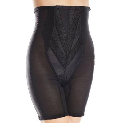 Plus Size Women's No Top Roll High Waist Long Leg w/ Zipper by Rago in Black (Size XL)