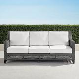 Graham Sofa with Cushions - Rain Resort Stripe Cobalt - Frontgate