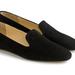 J. Crew Shoes | J.Crew Black Smoking Slippers Suede Sz 7 | Color: Black | Size: 7
