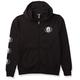 Volcom Boys' Stone Stack Zip Hooded Sweatshirt, Black, S