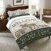 Loon Peak® Tapscott Single Comforter Polyester/Polyfill/Microfiber in Brown/Green/White | Queen Comforter | Wayfair