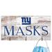 New York Giants 6'' x 12'' Mask Holder