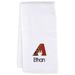 Infant White Arizona Diamondbacks Personalized Burp Cloth