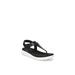 Women's Lincoln Sandal by Naturalizer in Black Leather (Size 7 M)