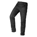 KOCTHOMY Men's Hiking Trousers with Multi Pockets, Outdoor Ripstop Lightweight Waterproof Tactical Cargo Work Trousers Black 34