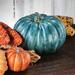 The Holiday Aisle® Harvest Vine Pumpkin, Latex in Blue | 6 H x 7.5 W x 7.5 D in | Wayfair 7FC81B67E72C4A50BAB0FA606214CE44