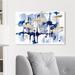 Art Remedy Abstract Acoustic Session - Painting Print Canvas in Blue | 20 H x 30 W x 1.5 D in | Wayfair 35386_30x20_CANV_XHD