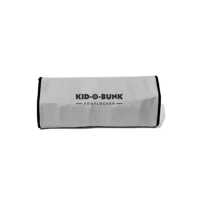 Disc-O-Bed Kid-O-Bunk Angled Footlocker 600D Polyester Grey Childs 50052