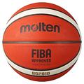 Molten BG2010 Basketball, Indoor/Outdoor, FIBA-geprüft, Premium-Gummi, tiefer Kanal, Größe 7, Orange/Elfenbein, geeignet für Jungen ab 14 Jahren und Erwachsene
