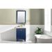 InFurniture 24" Single Bathroom Vanity Set Wood/Ceramic in Blue/Brown | 35 H x 24 W x 18.5 D in | Wayfair IN3724-NB