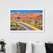 Art Remedy Nature & Landscape Canyon Retro Road Desert Rocks - Graphic Art Print Canvas in White | 24 H x 36 W x 1.5 D in | Wayfair