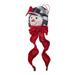 The Holiday Aisle® Snowman Head Hanging Figurine Ornament Fabric in Red | 7 H x 5 W x 5 D in | Wayfair 398046C792FB4BAC8A09D2F1A2F74A1B