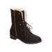 Extra Wide Width Women's The Leighton Weather Boot by Comfortview in Black (Size 8 1/2 WW)