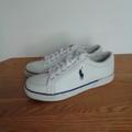 Polo By Ralph Lauren Shoes | Mens Polo White Leather Sneakers Size 12 D | Color: White | Size: 12