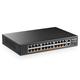 MokerLink 26 Port PoE Switch, 24 PoE+ Port 100Mbps, 2 Gigabit Uplink, 400W High Power, Support IEEE802.3af/at, Rackmount Unmanaged Plug and Play