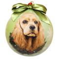 E&S Imports Shiba Inu Ball Ornament Plastic in Brown/Green | 3 H x 3 W x 3 D in | Wayfair CBO-68