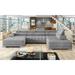 Gray Sectional - Latitude Run® Bolyer 147" Wide Sectional Sofa Polyester | 30.7 H x 147.2 W x 86.6 D in | Wayfair 8F65BCBBBA814B04883230CADD23A7D4
