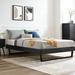 Latitude Run® Billie Wood Platform Bed Frame by Modway Wood in Gray/Black | 15 H x 57 W x 77.5 D in | Wayfair 2A68AD860D65431D97884A96E004557B