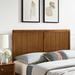 Robbie Wood Headboard by Modway Wood in Brown | 22.5 H x 38 W x 0.5 D in | Wayfair MOD-6216-WAL