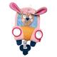 SIGIKID 42515 Aktiv-Spieltuch Hase PlayQ Mädchen Babyspielzeug empfohlen ab 6 Monaten rosa, 19 x 3.5 x 21