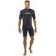 Cressi Men's Tortuga Wetsuit 2.5mm Shorty Neoprenanzug aus High Stretch Neopren für Herren, Schwarz/Blau, XL/5