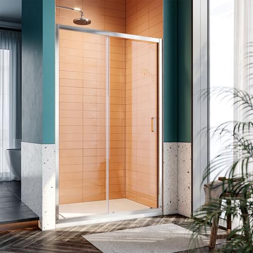 Sonni - Duschkabine Duschtüren 120x185cm Duschschiebetür Dusche Nischentür Einzelschiebetür