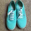 Vans Shoes | Hp Vans Teal Color Shoes | Color: Red | Size: 6.5