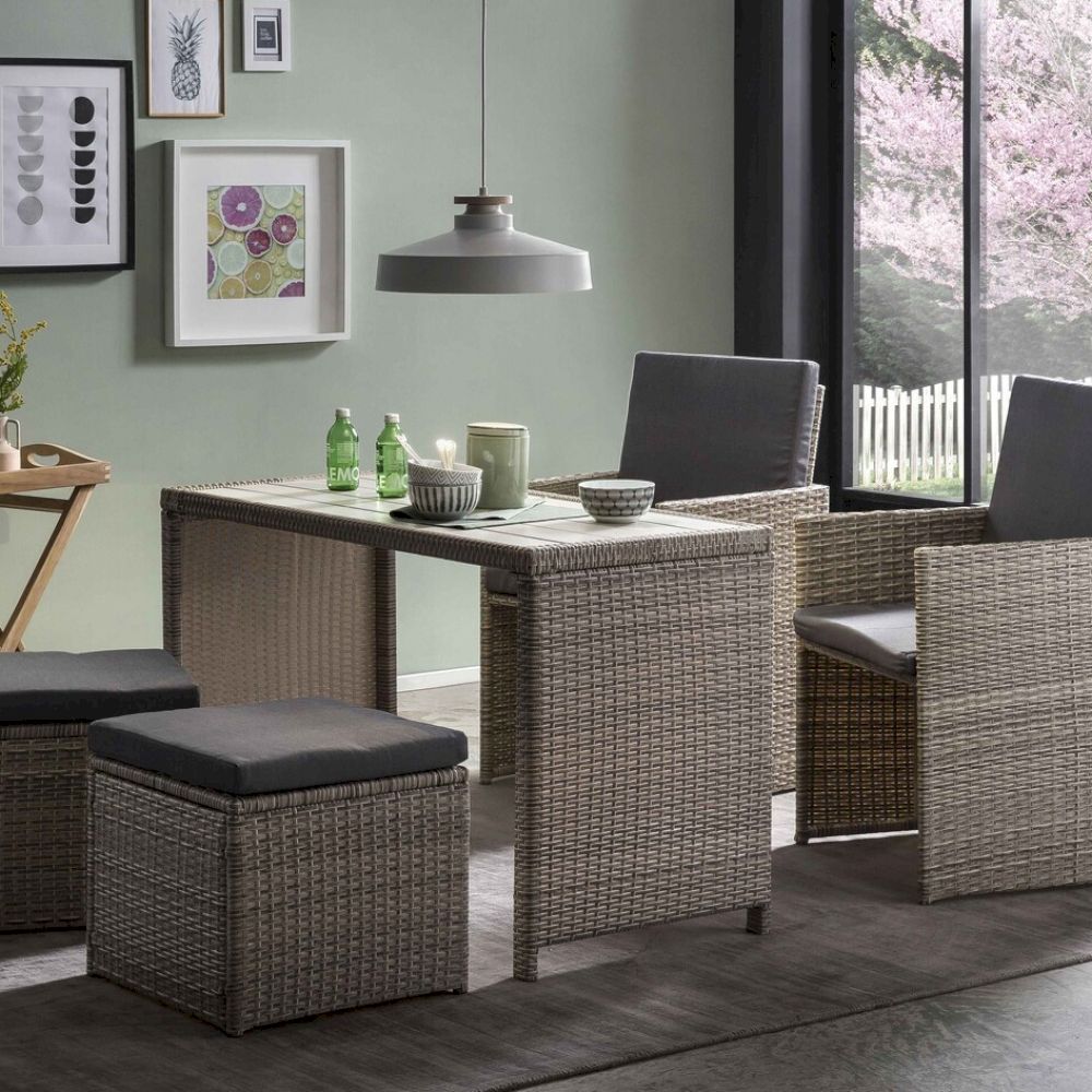 Möbilia »Novo« Gartengruppe 9-teilig