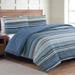 Union Rustic Zampa Microfiber Reversible Comforter Set Polyester/Polyfill/Microfiber in Blue | Twin Comforter + 1 Standard Sham | Wayfair