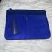 J. Crew Bags | J.Crew Suede And Leather Clutch | Color: Blue | Size: Os