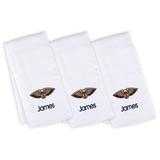 Infant White New Orleans Pelicans Personalized Burp Cloth 3-Pack