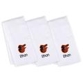 Infant White Baltimore Orioles Personalized Burp Cloth 3-Pack