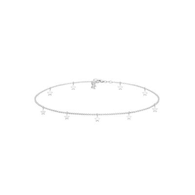 Elli - Choker Kette Sterne Astro Look Basic 925er Silber Ketten 1 ct Damen