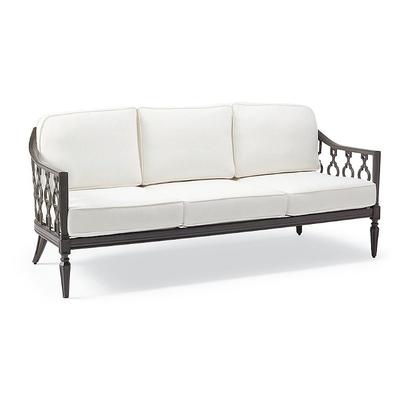 Avery Seating Replacement Cushions - Lounge Chair, Sunbrella Rain, Rain Resort Stripe Black Lounge Chair - Frontgate