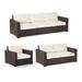 Palermo Seating Replacement Cushions - Double Chaise, Solid, Moss, Standard - Frontgate