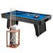 Fat Cat Breakroom Team Building Package 7' Pool Table Solid + Manufactured Wood in Black/Blue/Brown | 31.25 H x 84 W in | Wayfair 64-9995
