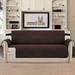 Rebrilliant Reversible Box Cushion Sofa Slipcover in Brown | 86 H x 132 W x 1 D in | Wayfair 856BB750343343AE9EBBA736BC6AB663