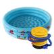 CROWNXZQ Piscines gonflables Piscine pour Enfants, avec Pompe à air Manuelle, Piscine Ronde à réglage Rapide Hors Sol, extérieure, Cour, Jardin - Piscine Gonflable à réglage Facile