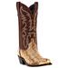 Wide Width Men's Laredo 12" Snake Print Boots by Laredo in Brown (Size 11 W)