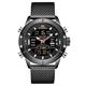 NAVIFORCE Men‘s Digital Sports Watch Stainless Steel Quartz Waterproof Military Watches Chronograph Alarm Clock Wristwatch