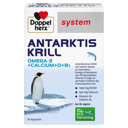 Doppelherz – Antarktis Krill system Kapseln Mineralstoffe