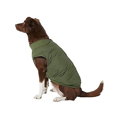 Frisco Lightweight Insulated Bomber Dog & Cat Jacket, Olive, X-Large