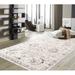 Gray/White 30 x 0.25 in Area Rug - Pasargad Amadeus Power Loom Oriental Area Rug in Ivory/Gray Polyester/Polypropylene | 30 W x 0.25 D in | Wayfair
