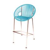 Innit Puerto Handmade Counter Height Outdoor Stool Plastic | 40 H x 25 W x 20 D in | Wayfair i10c-04-04