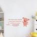 Zoomie Kids No One Can Cute Pig Life Quote Vinyl Wall Decal Vinyl in Orange/Pink | 12 H x 20 W in | Wayfair 36422DACA49C482190F3AE747AC5F825